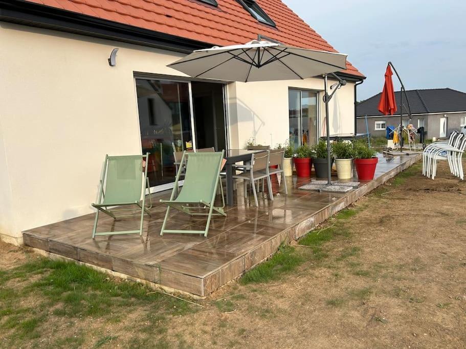 En Famille Ou Amis Avec La Mer Équihen-Plage Kültér fotó