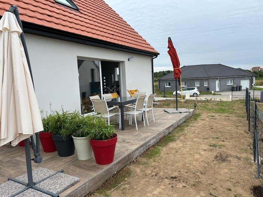 En Famille Ou Amis Avec La Mer Équihen-Plage Kültér fotó