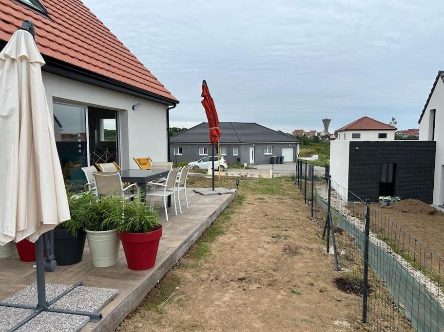 En Famille Ou Amis Avec La Mer Équihen-Plage Kültér fotó