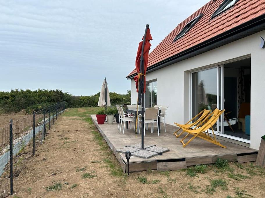En Famille Ou Amis Avec La Mer Équihen-Plage Kültér fotó